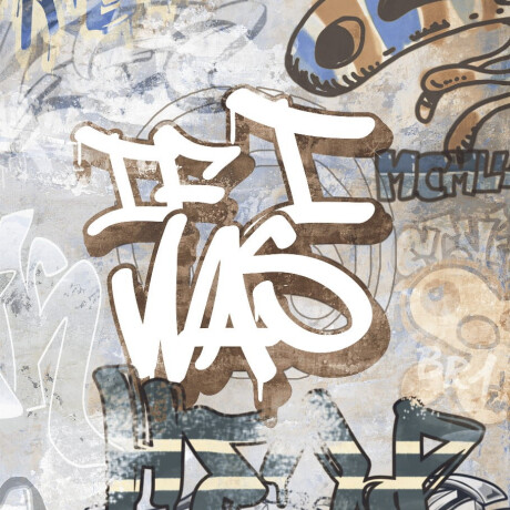 Gres smaltato per pavimenti 120x280 cm, grigio opaco, rettificato A4H248 City Graffiti Grey #4