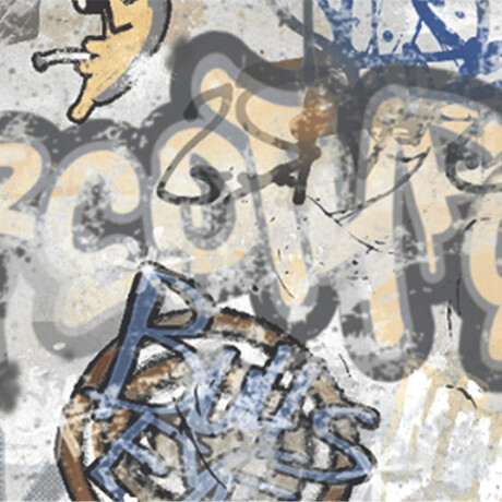 Gres smaltato per pavimenti 120x280 cm, grigio opaco, rettificato A4H248 City Graffiti Grey #7