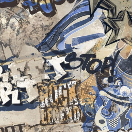 Gres smaltato per pavimenti, grande formato 120x280 cm, beige opaco, rettificato A4H255 City Graffiti Beige #2