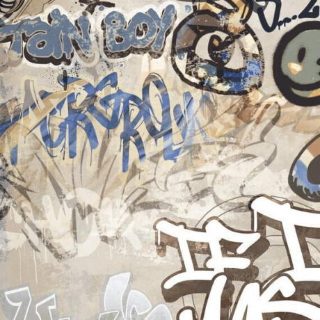Gres smaltato per pavimenti, grande formato 120x280 cm, beige opaco, rettificato A4H255 City Graffiti Beige #5