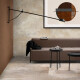 Gres smaltato per pavimenti, grande formato 120x280 cm, beige opaco, rettificato A4H257 City Beige #6