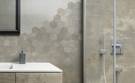 Gres smaltato per pavimenti 120x120 cm, beige opaco, rettificato, A4H258 City Beige