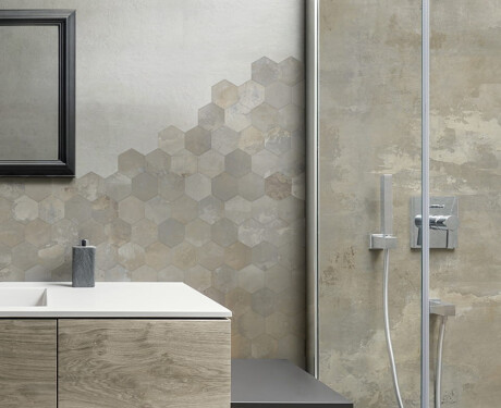 Gres smaltato per pavimenti 120x120 cm, beige opaco, rettificato, A4H258 City Beige