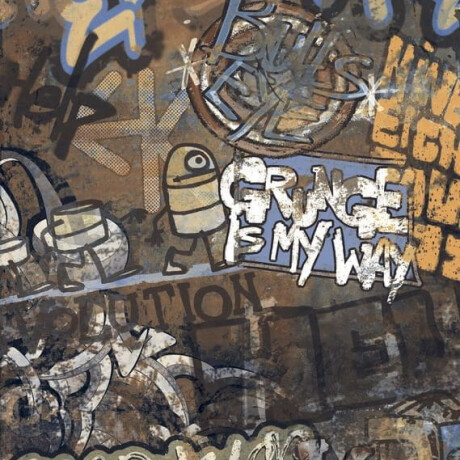 Gres smaltato per pavimenti, grande formato 120x280 cm, opaco, rettificato A4H262 City Graffiti Multicolor #1