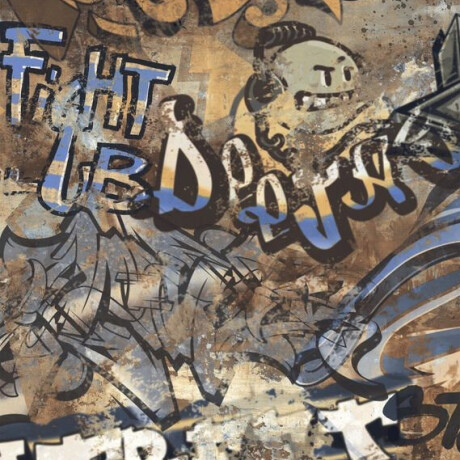 Gres smaltato per pavimenti, grande formato 120x280 cm, opaco, rettificato A4H262 City Graffiti Multicolor #3