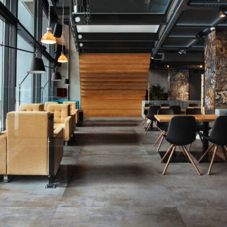 Gres smaltato per pavimenti 120x120 cm, marrone opaco, rettificato A4H265 City Multicolor #1