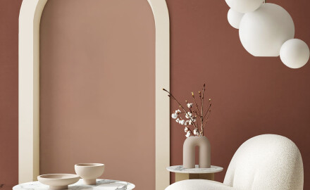 Gres smaltato per pavimenti 60x120 cm, rosa opaco, rettificato, A4H365 Mood Gentle