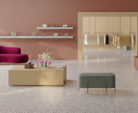 Gres smaltato per pavimenti 60x120 cm, rosso opaco, rettificato A4H369 Mood Verve