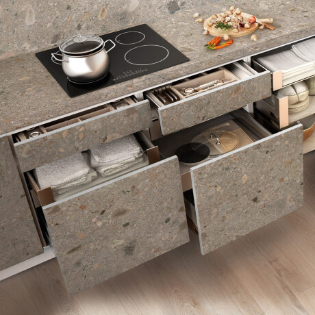 Gres smaltato per pavimenti 60x120 cm grigio chiaro opaco rettificato A4H418 Lastrico Ceppo Di Gre Multi #16