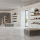 Gres smaltato per pavimenti 120x120, lucido, con venature grigie, rettificato A4H454 Statuario Superiore #1