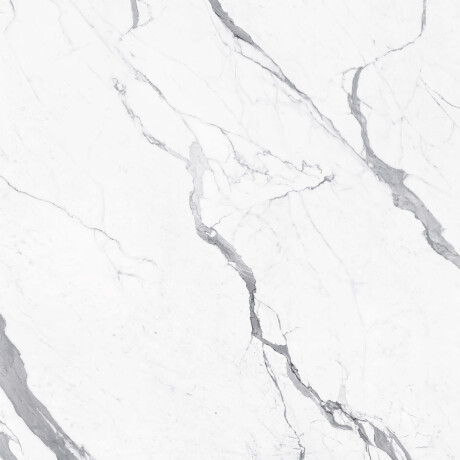 Gres smaltato per pavimenti 120x120, lucido, con venature grigie, rettificato A4H454 Statuario Superiore #10