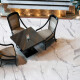 Gres smaltato per pavimenti 120x120 cm, opaco, con venature grigie, rettificato A4H455 Statuario Superiore #1