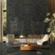 Gres Bookmatch 120x280, marmo nero con venature dorate, lucido A4H473 Sant Loreno #8