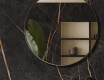 Piastrelle in gres porcellanato per pavimenti 120x120, effetto marmo con venature dorate, lucide, A4H475 Sant Loreno