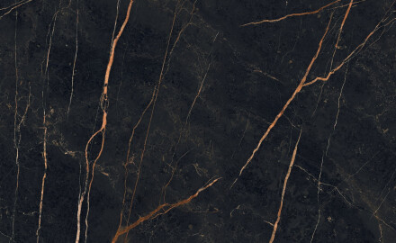 Piastrelle in gres porcellanato per pavimenti 120x120, effetto marmo con venature dorate, opache, A4H476 Sant Loreno