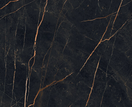 Piastrelle in gres porcellanato per pavimenti 120x120, effetto marmo con venature dorate, opache, A4H476 Sant Loreno
