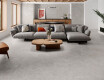 Piastrelle in gres porcellanato per pavimenti 100x100, travertino tagliato trasversalmente, opaco, grigio A4H497 Chrono Grey