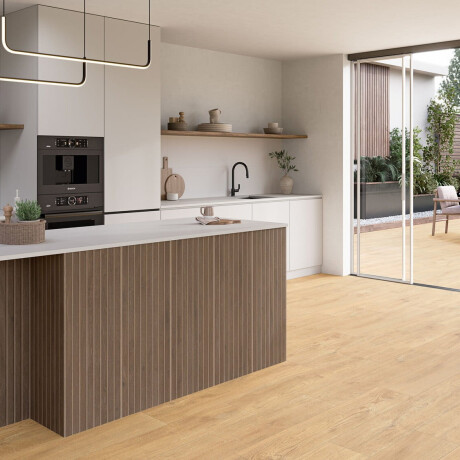Piastrelle in gres porcellanato effetto legno per pavimenti, 23x120, colore ambra naturale opaco, A4H505 Amberly Natural #3