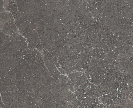 Gres porcellanato effetto pietra con venature per pavimenti 100x100 opaco, grigio scuro A4H507 Volterra Stone