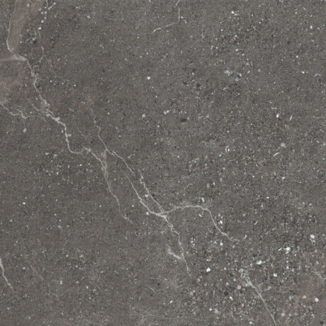 Gres porcellanato effetto pietra con venature per pavimenti 100x100 opaco, grigio scuro A4H507 Volterra Stone #1