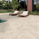 Gres porcellanato con venature per pavimenti 100x100 opaco, grigio-beige taupe A4H508 Volterra Bone #2