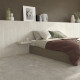 Gres scanalato per pavimenti 60x120 grigio chiaro opaco A4H510 Rigat-One Ermetica Bianco #1
