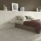 Piastrelle in gres porcellanato per pavimenti 60x120 cm, color beige con venature chiare, finitura opaca A4H611 Crema #5