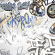 Gres smaltato per pavimenti 120x280 cm grigio opaco rettificato A4H640 City Graffiti White #3