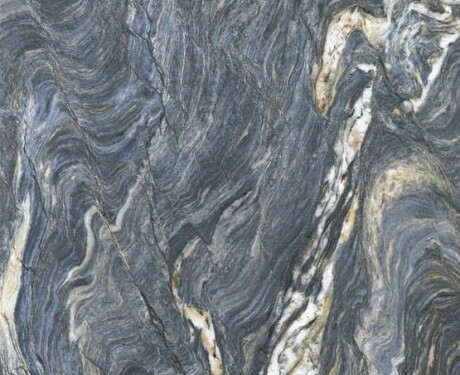 Gres di grande formato 120x280, marmo blu con venature chiare, opaco A4H678 Esplosione