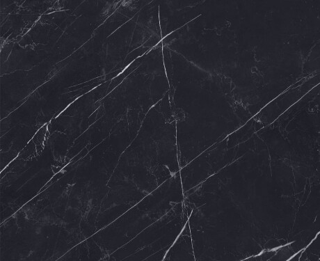 Gres di grande formato 120x280, marmo nero con venature bianche, lucido A4H687 Markina Black