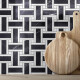 Gres di grande formato 120x280, marmo nero con venature bianche, finitura opaca A4H688 Markina Black #6