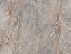Gres di grande formato 120x280, marmo grigio con venature dorate, opaco A4H722 Sarankolin
