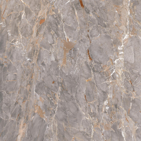 Piastrelle in gres porcellanato per pavimenti 120x120, effetto marmo grigio con venature dorate, lucido A4H723 Sarankolin #3