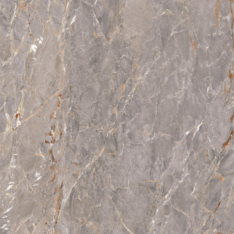 Piastrelle in gres porcellanato per pavimenti 120x120, effetto marmo grigio con venature dorate, lucido A4H723 Sarankolin #4