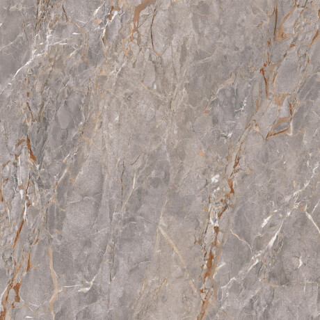 Piastrelle in gres porcellanato per pavimenti 120x120, effetto marmo grigio con venature dorate, lucido A4H723 Sarankolin #7