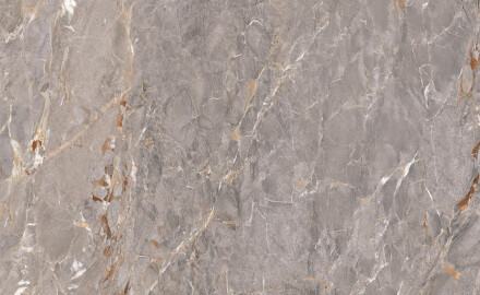 Piastrelle in gres porcellanato per pavimenti 120x120, marmo grigio con venature dorate, opaco A4H724 Sarankolin