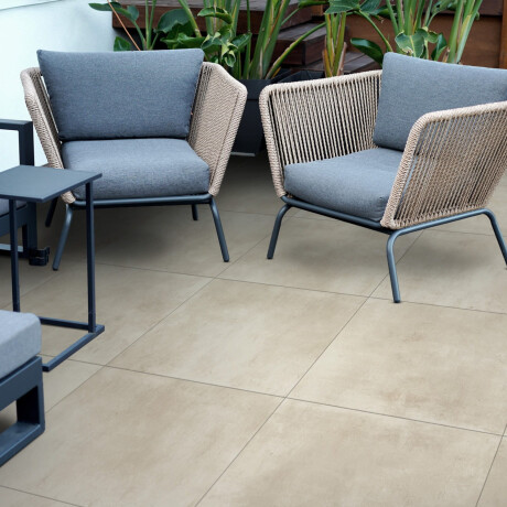Gres di grande formato 120x280, effetto cemento beige opaco A4H753 Louft Cream #4