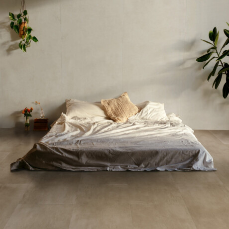 Gres di grande formato 120x280, effetto cemento color taupe opaco A4H758 Louft Taupe #4