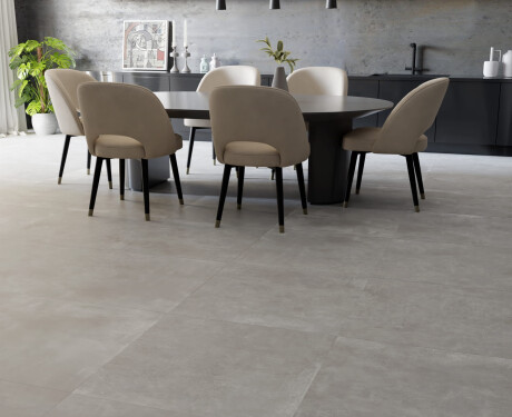 Gres di grande formato 120x280, grigio cemento opaco A4H763 Louft Ash