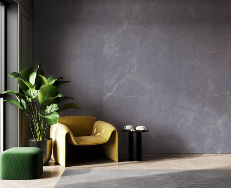 Gres di grande formato 120x280, effetto marmo venato, lucido A4H808 Omani Cool