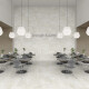 Gres smaltato per pavimenti 60x120 cm, grigio chiaro opaco, rettificato, A4H83 Iroc White #3