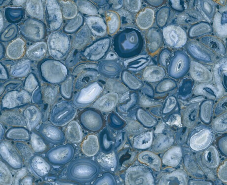 Gres di grande formato 120x280, agata blu lucida A4H832 Aghatina Azul