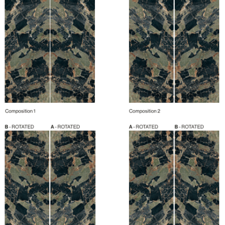 Gres Bookmatch 120x280, marmo smeraldo con venature lucide A4H850 Esmerald Parigi #5