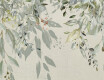 Piastrelle in gres porcellanato per pareti 60x120 cm, grigie con motivi floreali, finitura opaca A4H918 Flower