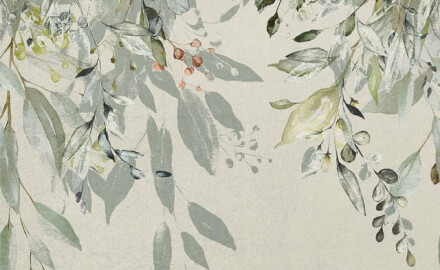 Piastrelle in gres porcellanato per pareti 60x120 cm, grigie con motivi floreali, finitura opaca A4H918 Flower