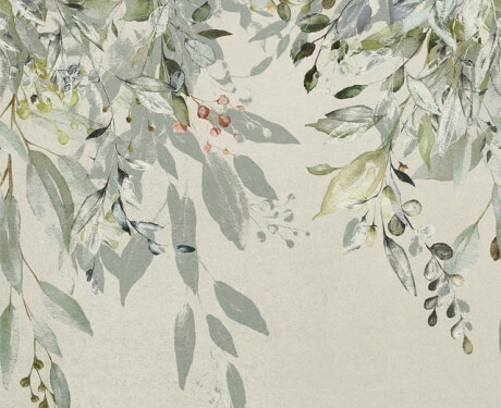 Piastrelle in gres porcellanato per pareti 60x120 cm, grigie con motivi floreali, finitura opaca A4H918 Flower