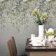 Piastrelle in gres porcellanato per pareti 60x120 cm, grigie con motivi floreali, finitura opaca A4H918 Flower #2