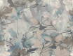 Piastrelle in gres porcellanato per pareti 60x120 cm, grigio con motivi floreali, finitura opaca A4H921 Jam