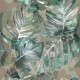Piastrelle in gres porcellanato per pareti 60x120 cm, color beige, con motivi vegetali, finitura opaca A4H922 Kamu #1