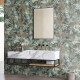 Piastrelle in gres porcellanato per pareti 60x120 cm, color beige, con motivi vegetali, finitura opaca A4H922 Kamu #3